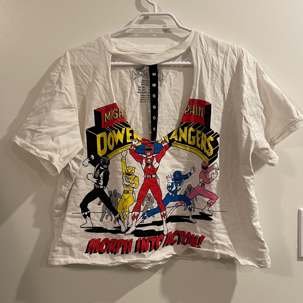 Power Rangers Cropped Top